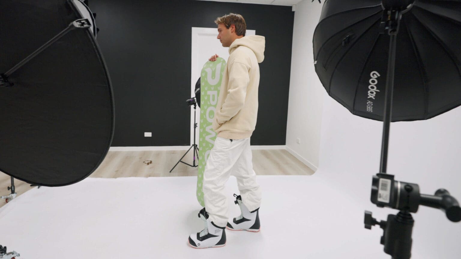 Content studio photoshoot