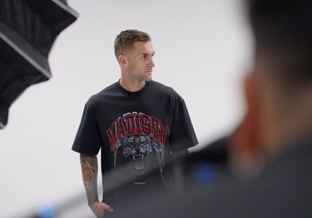 Content studio photoshoot
